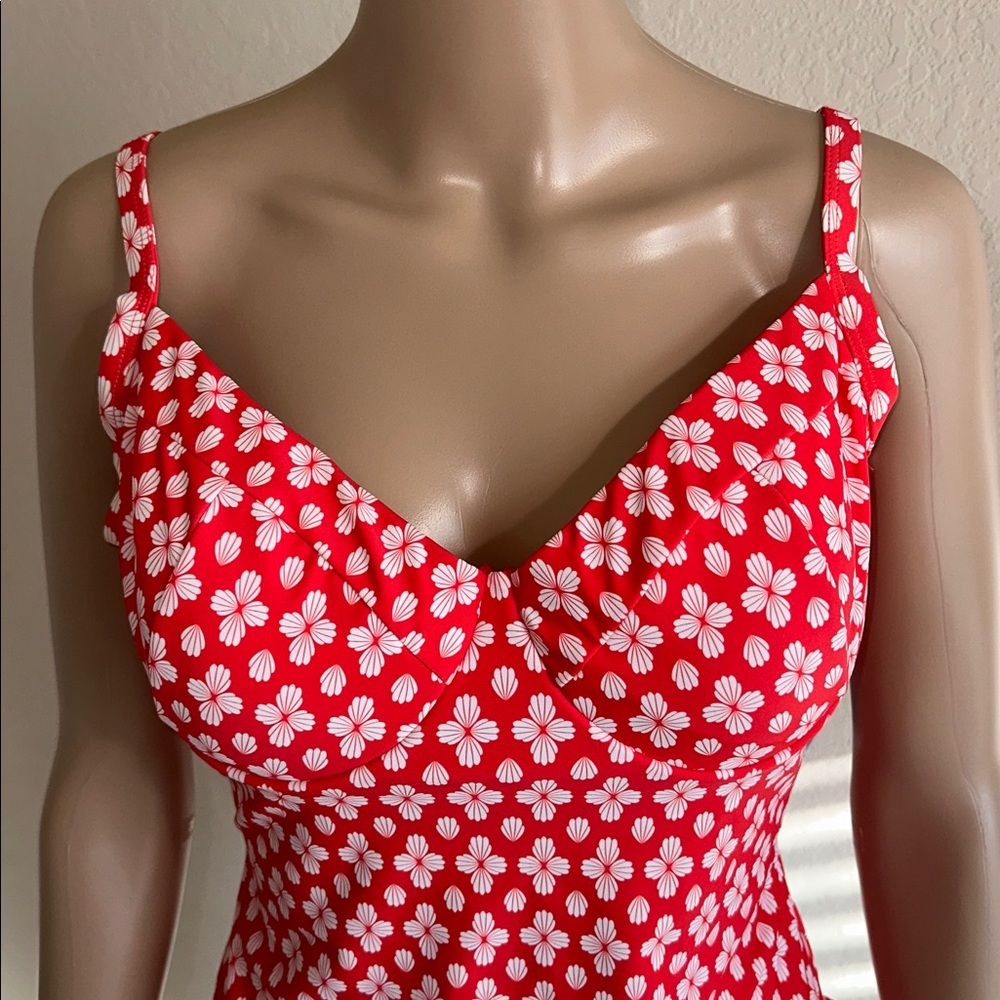 NWT Draper James Vibrant Red Garment Size Large - Picture 3 of 14